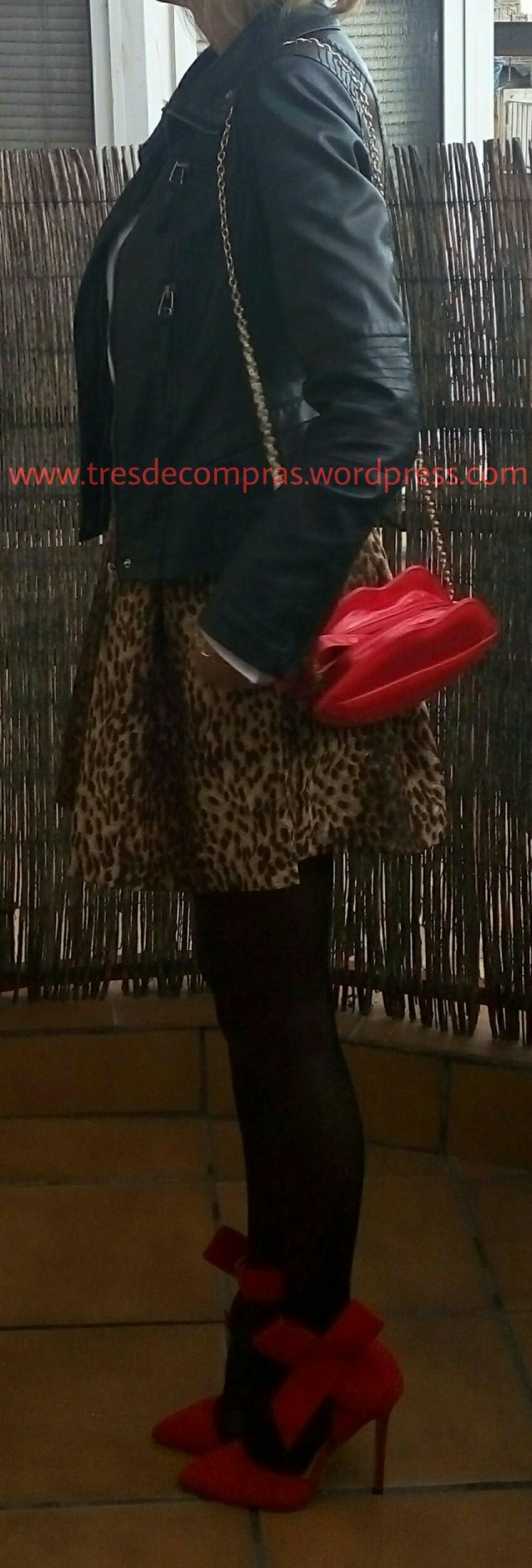 Falda leopardo 