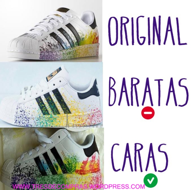 Adidas superstar pride pack rainbow tres de compras tresdecompras graffiti
